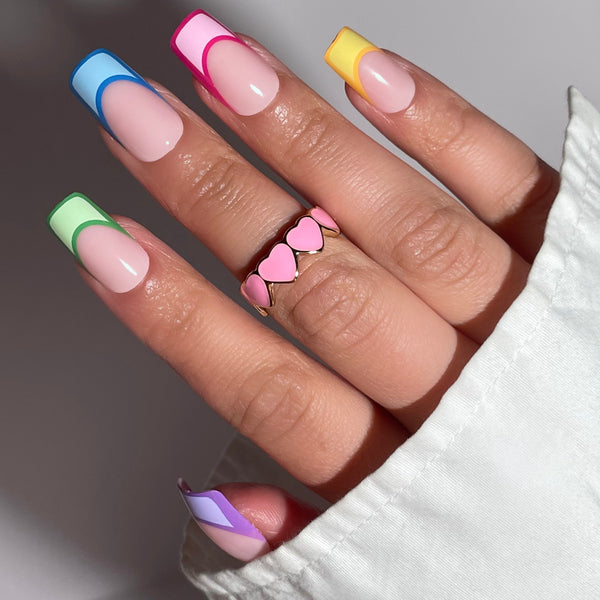 Rainbow Nails