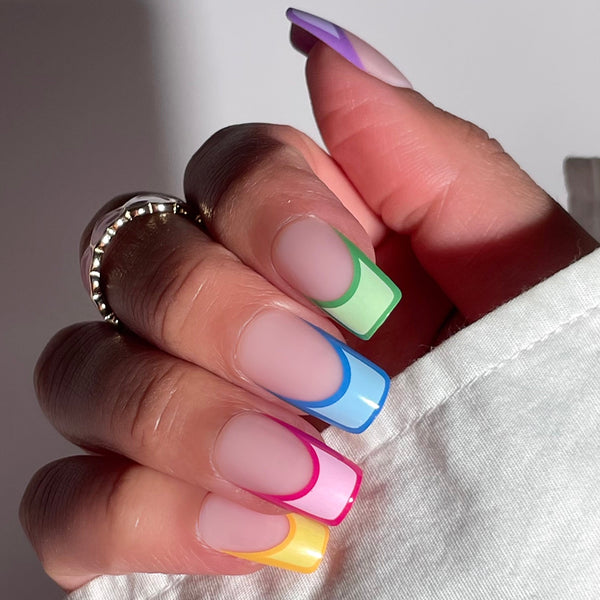 Rainbow Nails