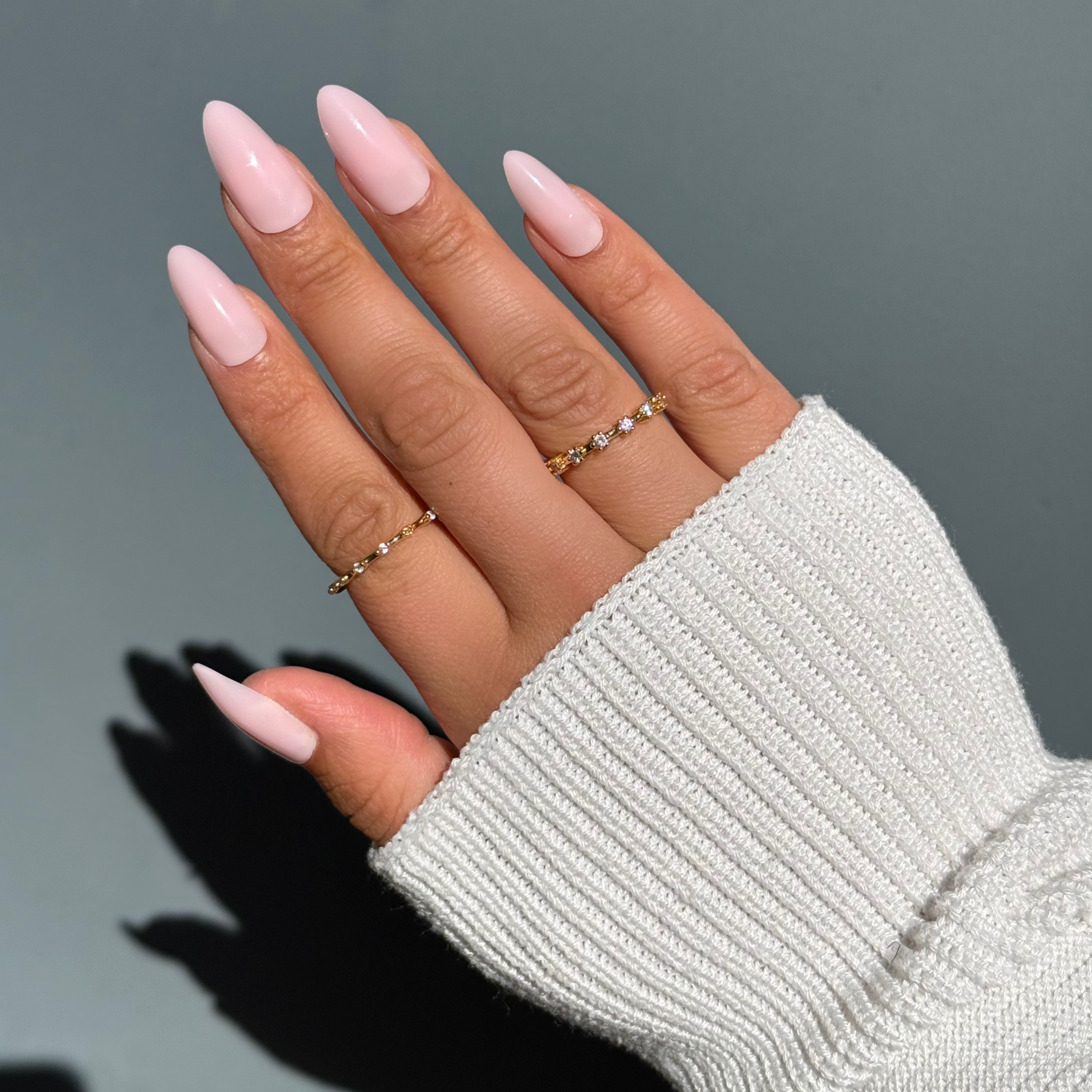 Milk Blush Nails