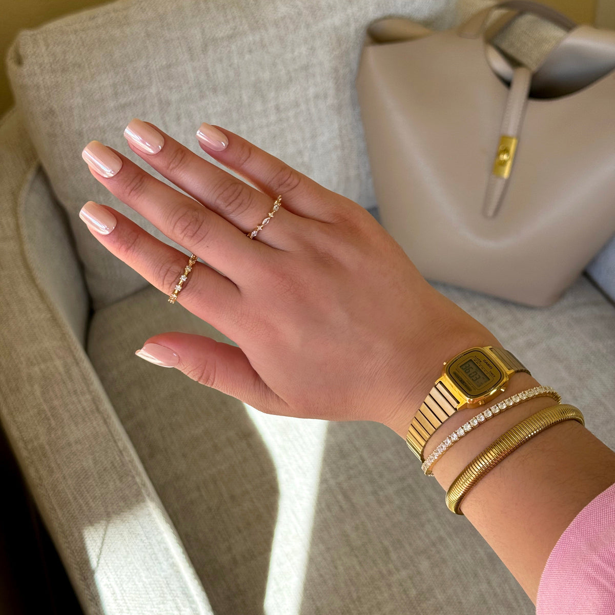 Champagne Nails