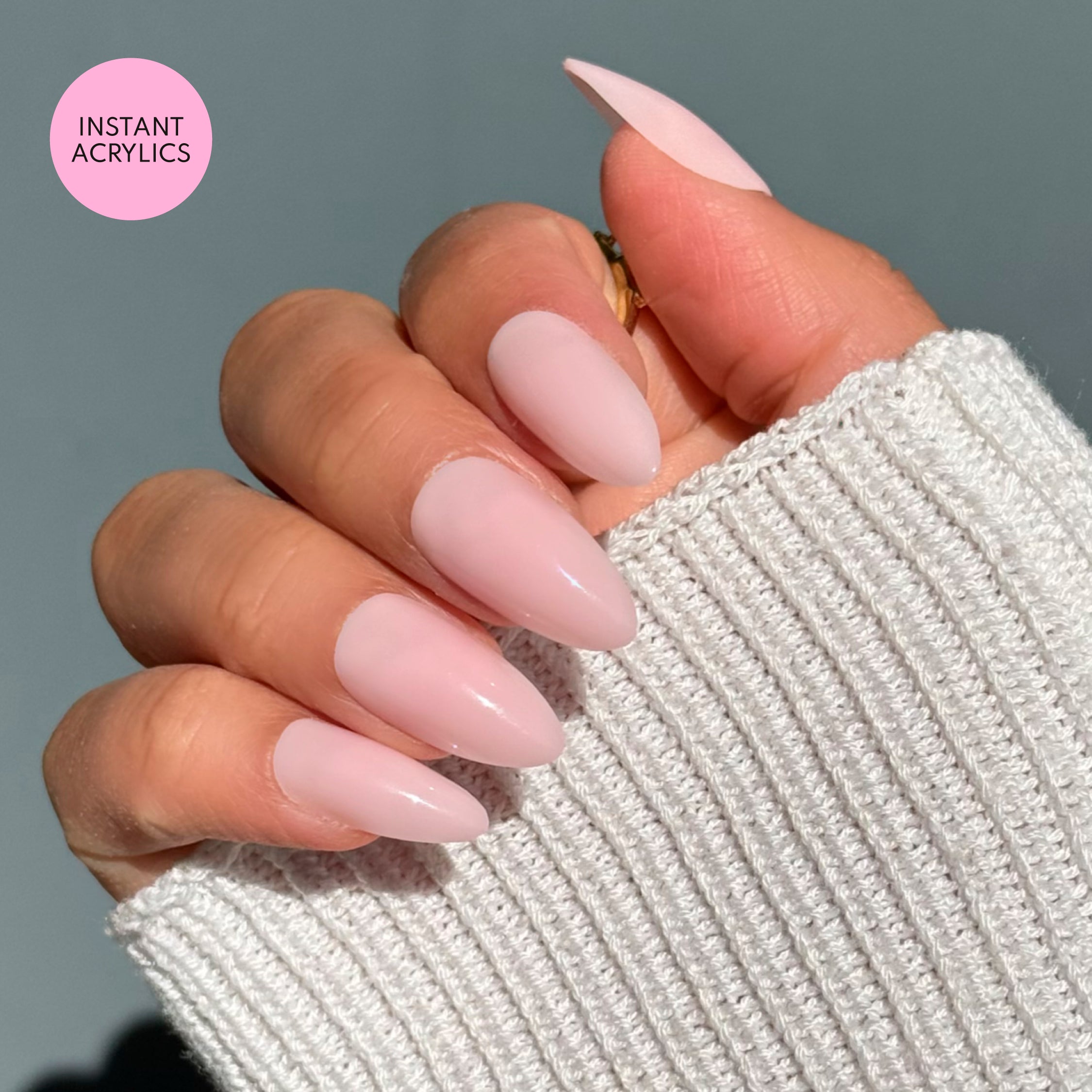 Milk Blush Nails